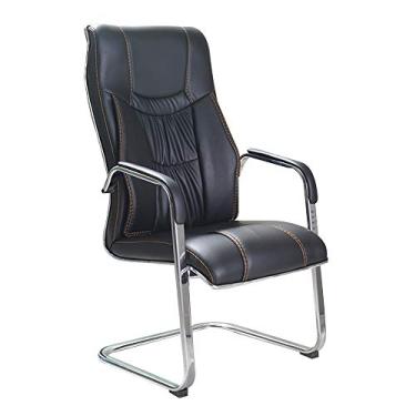 Imagem de Computador ergonômico mesa arco pé corrida estilo encosto alto couro escritório fixo apoio de braço excutivo jogos Chiar para dormitório estudo feito