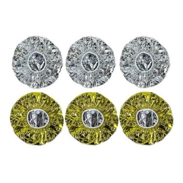 Imagem de Kit 6 Touca Térmica Metalizada Reutilizável Hidratação Salão