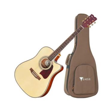 Imagem de Violao eagle aço ch 889 eletrico folk natural
