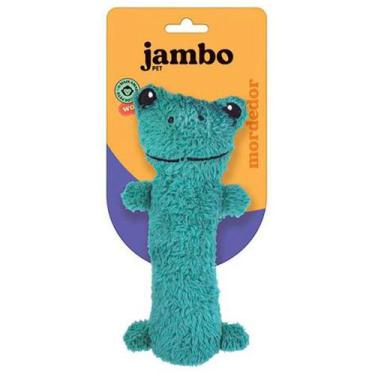 Imagem de Mordedor Pelúcia Barriguinha Plush Sapo Verde - Jambo