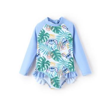 Imagem de Maiô Disney Lilo & Stitch One Piece UPF 50+ para meninas
