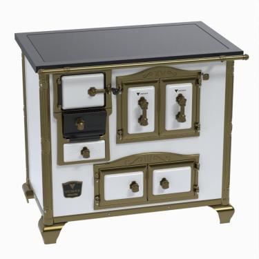 Imagem de Fogao a Lenha Venax n 2 Imperador Premium Branco