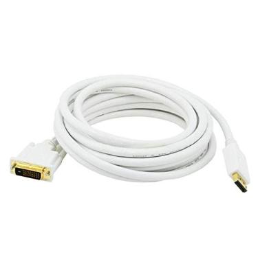 Imagem de Monoprice Cabo DisplayPort para DVI de 4,5 m 28AWG - Branco