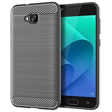 Imagem de Capa ASUS ZenFone Live Plus, com sensação suave, proteção total, anti-arranhões e impressões digitais + capa de celular resistente a arranhões para ASUS ZenFone Live Plus