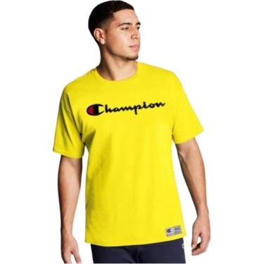 Imagem de Camiseta Champions Logo Bordado Script Masculina-Masculino