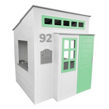 Imagem de Casinha De Madeira Infantil Clubinho - Eita Casa Perfeita, Verde claro