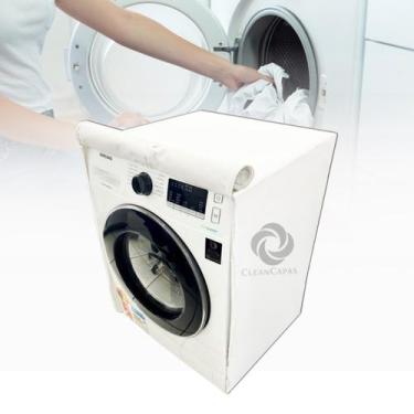 Imagem de Capa para lava e seca lg 12kg wd125rd impermeável - Clean Capas, BRANC