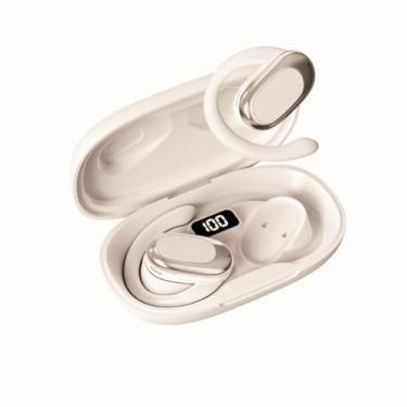 Imagem de Novos fones de ouvido ows rotatable gancho esportes sem fio com cancelamento ruído transmissão som