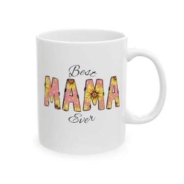 Imagem de IUPTOWN CHIC Caneca Best Mom Ever – Presentes para mãe, irmã, tia, avó, namorada, enfermeira, colega de trabalho, professora – perfeito para o dia das mães, aniversários, Natal (prazer de girassol)