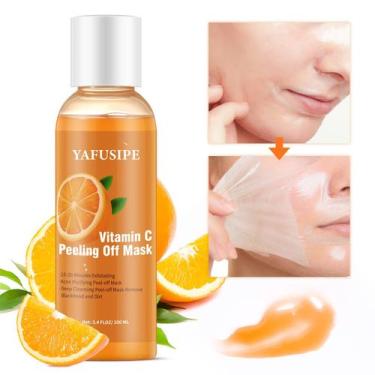 Imagem de Máscara Facial Peel Off YAFUSIPE com Vitamina C - Removedor de Cravos 