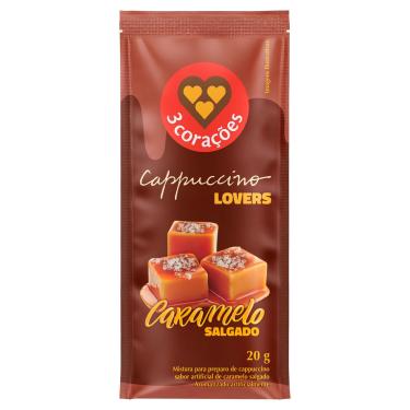 Imagem de Cappuccino Caramelo Salgado Três Corações 20g Sachê Cremoso
