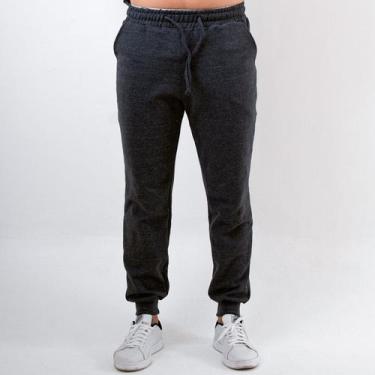 Imagem de Calça Moletom Masculino Adulto - Glev.Conceito, G, Cinza