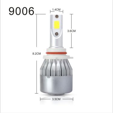 Imagem de Par Super Led Mini 20000lumens H1 H3 H7 H4 H11 Hb4 Hb3 6500k