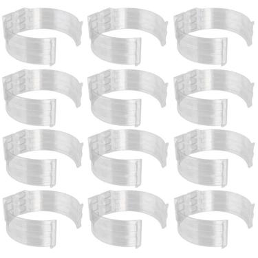 Imagem de Kit 12 Abraçadeira Impacto Para Cano Tubo 50Mm 2`` Incolor