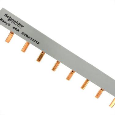 Imagem de Barramento Schneider Easy9 Bifasico Din Para 12 Disjuntores 80A. - Ez9