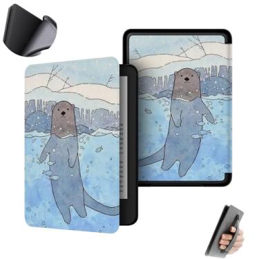 Imagem de GUKSRASO Capa para 6.8" Kindle Paperwhite 11ª Geração/Signature Edition (Modelos: M2L3EK/M2L4EK) - com Material TPU e Alça de Mão