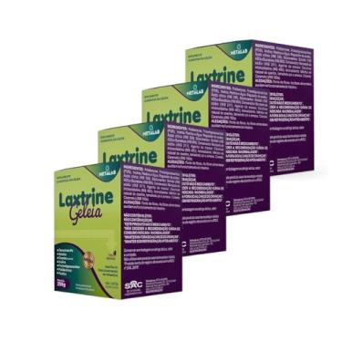 Imagem de Kit Com 4 Suplemento Alimentar Em Geleia Laxtrine Ameixa 250g – Fonte De Fibras