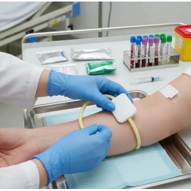 Imagem de 3 Garrotes Para Coleta Garrote Torniquete ideal para uso em, laboratório, hospitais e clinicas
