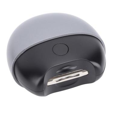 Imagem de Yosoo Cortador de Unhas Elétrico para Adultos Com 2 Níveis de Velocidade, Indicador de Luz LED para Idosos (Preto)