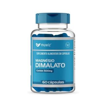 Imagem de Magnésio Dimalato 500mg 60 Cápsulas Suplemento Mineral Muwiz