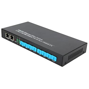 Imagem de Hyuduo Suprimento Eletrônico de Transceptor de Fibra Gigabit 1.25g Módulo SFP Switch Ethernet Compatível 10/10/1000Mbps Com Alojamento de Ferro para Transmissão Estável 550m-10km