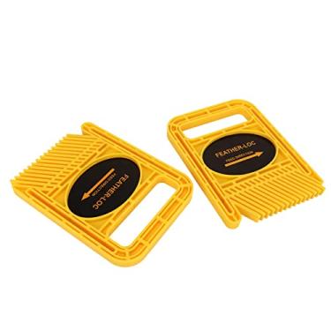 Imagem de aqxreight 2 Conjuntos de Dispositivos de Segurança para Trilhos de Carpintaria Estendidos Ajustáveis ​​para Serra de Mesa, Roteador, Ferramentas para Cercas, Ferragens de Cunha Azul Combinadas, (#11)