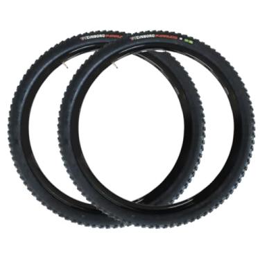 Imagem de Par De Pneu Bicicleta Bike Aro 29 Cinborg Parrudo Hd Cravado - Com Camaras Bico Grosso