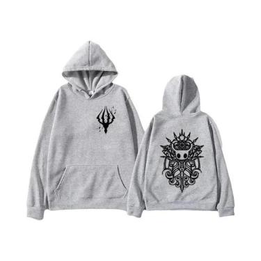 Imagem de Moletom Oversized Hollow Knight Para Homens E Mulheres, Casual, Pullov
