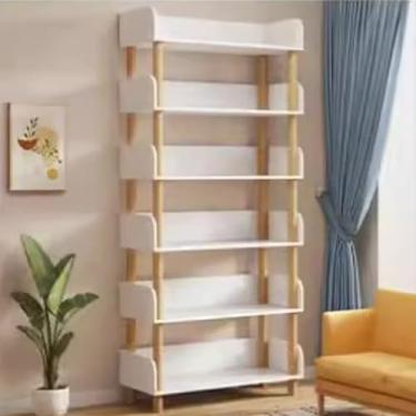 Imagem de Prateleira de varejo, prateleira de supermercado, suprimentos de exibição de fornecedor, prateleira de supermercado de nível, para armário de cozinha, lavanderia, banheiro, despensa (60 * 24 * 169 cm