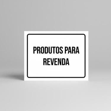 Imagem de Placa Acm Protudos Para Revenda 18X23 - Sinalizo