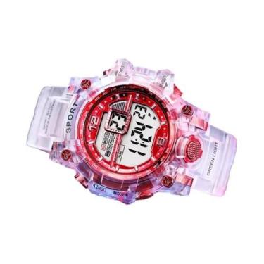 Imagem de Relógio Digital Esportivo De Luxo Unissex YIKAZE, Design Transparente,