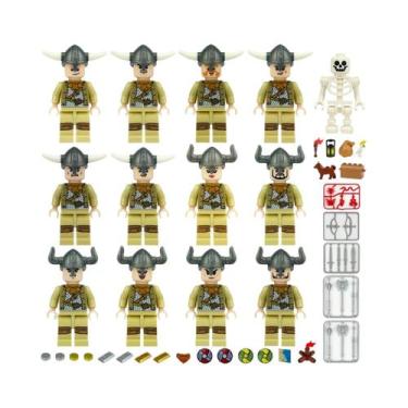 Imagem de Brinquedos De Blocos De Montar Em Forma De Bonecos Humanoides Miniatur