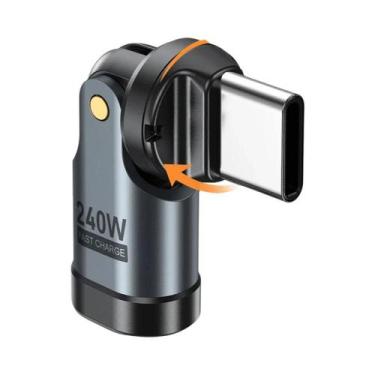 Imagem de Adaptador USB C 240W 5A Conversor De Carregamento Rápido Para iPhone L