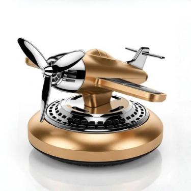 Imagem de Aromatizante Automotivo Solar Avião Hélice Giratória Perfume para Carr