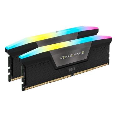 Imagem de Memória RAM Corsair Vengeance, RGB, 16GB (2x8GB), 5200MHz, DDR5, CL40, Intel XMP -CMH16GX5M2B5200C40-Unissex
