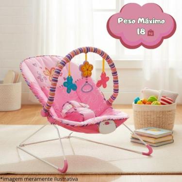 Imagem de Cadeirinha de Balanço Descanso do Bebê com Música e Cinto Ajustável - 