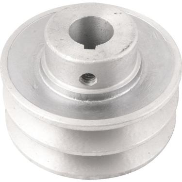 Imagem de Polia 6677134080 Transmissão de Potência Eficiente com 2 Canais Perfil a 80mm Furo 3-4 Alumínio Vonder
