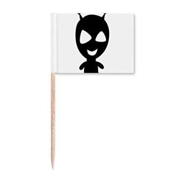 Imagem de Universo Alienígena monstro alienígena bandeira palito marcador topo decoração de festa