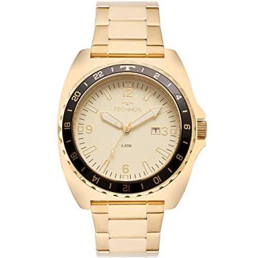 Imagem de Relógio Masculino Technos Analógico Com Data 2115MOD/4D Ouro