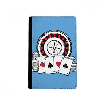 Imagem de Porta-passaporte com ilustração de toca-discos e porta-cartões Notecase Burse