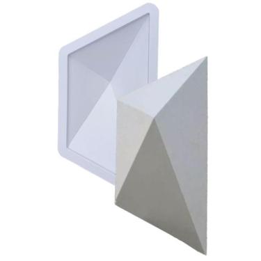 Imagem de Forma Molde Gesso 3D E Cimento Abs Plástico Fdg Placa Parede - Si Plás