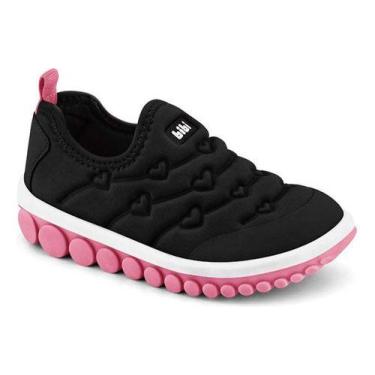 Imagem de Tênis Infantil Feminino Bibi Roller 2.0 Preto Flamingo, Preto, 28