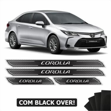 Imagem de Kit Soleira Diamante Corolla 2015/2019 Com Black Over - Geral