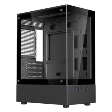 Imagem de Gabinete Gamer Bluecase BG-053 NUKER V2 S/Fan S/Fonte mATX Mini-ITX Vi