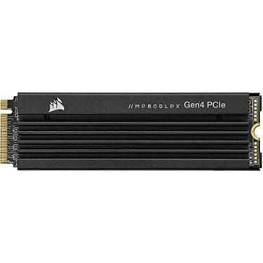 Imagem de Corsair SSD MP600 PRO LPX 2TB M.2 NVMe PCIe x4 Gen4 - Otimizado para PS5 (até 7.100 MB/seg leitura sequencial e 6.800 MB/s, interface de alta velocidade) Preto, CSSD-F2000GBMP600PLP