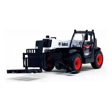 Imagem de Miniatura De Trator Bobcat T40 Telescópic Mandler Pallet - Bburago, Pr