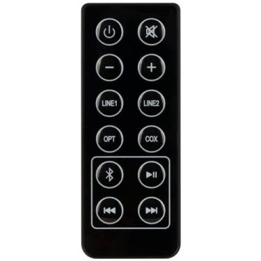 Imagem de RC10E Remote Commander Substituição compatível com Edifier Sound Bar Bookshelf Speaker R1280DB Home Theater Soundbar sistema de alto-falantes