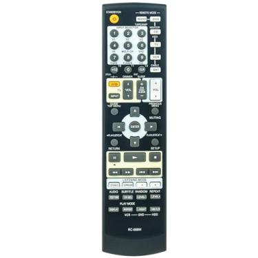 Imagem de Comandante de controle remoto de substituição RC-668M compatível com receptor Onkyo A/V HT-S894 HT-R640 HT-S894B