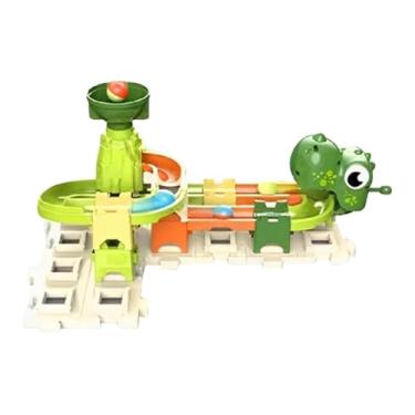 Imagem de Almencla Corrida de bolinhas de gude para crianças, brinquedo educativo criativo de corrida de pista, presente de aniversário, jogo de labirinto de bolinhas de, 28 Peças