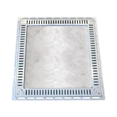 Imagem de Tampa Casa Máquina Piscina Rebaixada Simples Grelha 80x80 B2 - GDA Ind